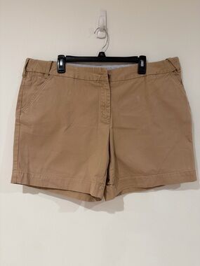 Land’s End Women’s Chino Shorts in Tan